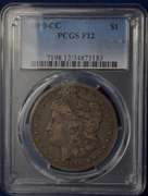 1890-CC F12 Morgan $ PCGS
