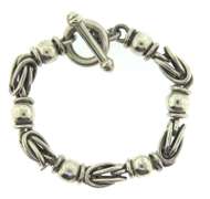 Vintage Sterling Silver Heavy Bracelet