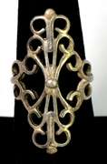 Lovely Sterling Silver Filigree Ring