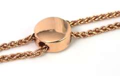 Charming Diamond Chip Bracelet in Rose Gold