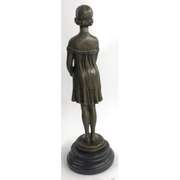 Female Classical Portrait Bronze Sculpture