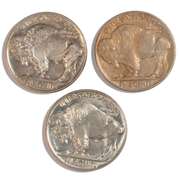2 1937 &1938 D Unc Buffalo Nickels