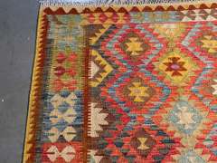 COLORFUL HAND KNOTTED KLIM 5x6.3