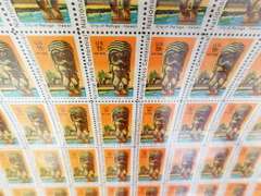 6 Full U.S. Stamp Panel Sheets