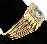 Flashy 0.56CT Diamond Ring in 14KT Yellow Gold