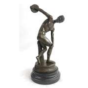 Discus Thrower Bronze Sculpture