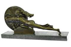 Nude Girl Bronze Sculpture