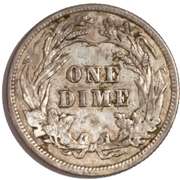 1912 Very Near Unc Barber Dime