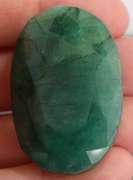 Large 160.5ct oval cut forest green Emerald