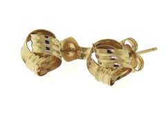 Nice Yellow Gold Knot Earrings