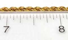 Excellent 8-Inch 18KT Rope Bracelet