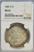 Nice Choice BU 1885-O Morgan Silver Dollar. NGC MS63