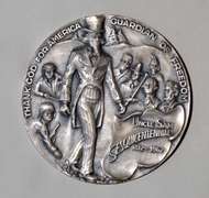 Uncle Sam Sesquicentennial 1812-1962 .999 Silver 3 Inch Medal