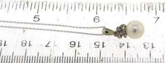 Choice White Gold White Pearl and Diamond Necklace