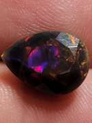 Outstanding 2.13ct high fire Welo black Opal