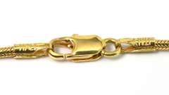 Classy Emerald & Diamond Necklace in 14KT Yellow Gold