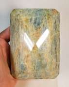 Beautifully marbled 2 1/2 pound untreated Aquamarine!