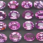 Rare UNHEATED 3.16ct pink Sapphire set