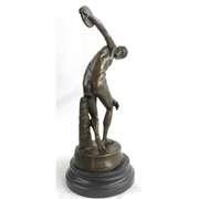 Discus Thrower Bronze Sculpture