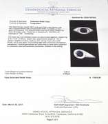 Hefty 1.61CT Sapphire Mauboussin Ring in 18KT White Gold