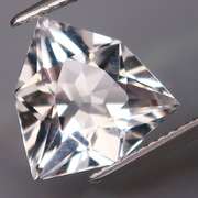 Pristine eye clarity 4.16ct top gem grade diamond white Quartz