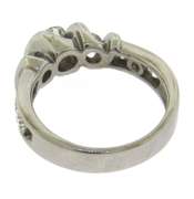 Lustrous White Gold 1cts Diamond Engagement Ring