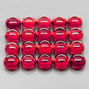 Gorgeous chianti red 8.79ct 20pc Garnet set