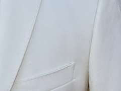 Stylish White Color Slim Fit Suit, By Galante