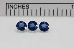 Juicy Natural Sapphires - Suite of 3