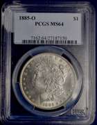 1885-O MS64 Morgan $ PCGS