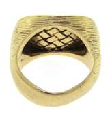 Charming Yellow Gold Nugget Ring