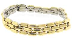Masterpiece Reversible Gold Panther Link Bracelet