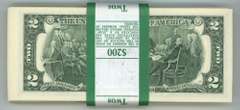 Original pack of 2013 $2 Bills in Sequence from BEP (F).