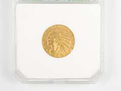 1913 $5 Indian Head Gold Half Eagle