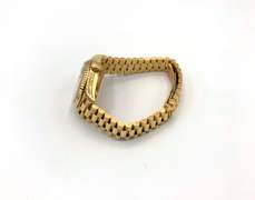 Ladies 18kt Yellow Gold Diamond President Datejust Rolex