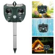 Solar Ultrasonic Animal Repeller PIR Motion Sensor