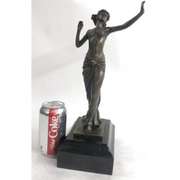 Young Woman Bronze Sculpture