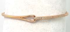 Charming Diamond Chip Bracelet in Rose Gold