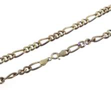 Sterling Silver Figaro Chain Necklace