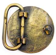 Vintage Brass Buffalo Nickel Belt Buckle