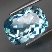 Bright! 10.04ct VS clarity Swiss Blue Topaz