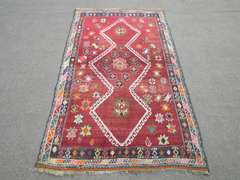 Handmade Turkish Rug 7.0x4.1