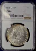 1898-O MS64 Morgan $ NGC