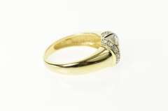 14K Yellow Gold Classic Ornate Fancy Travel Engagement Ring