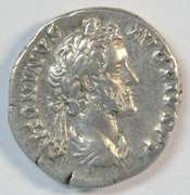 Near Mint Antoninus Pius Roman Silver Denarius, 138-161 AD