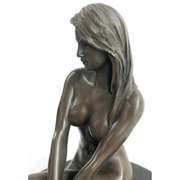 Nude Girl By Claude Bronze Sculpture
