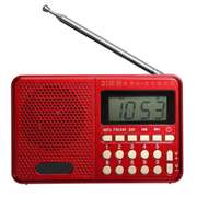 Portable Digital FM AM SW Radio Receiver Speaker