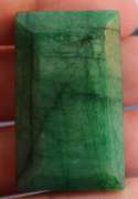 Large 161ct emerald cut forest green Emerald