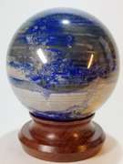 Collectors 6,000ct Lapis and Calcite sphere