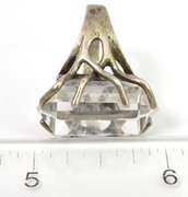 Massive Quartz Ring in Sterling Silver